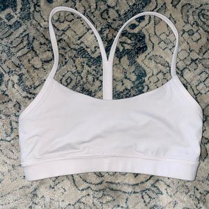 Lululemon sports bra pale pink size 6